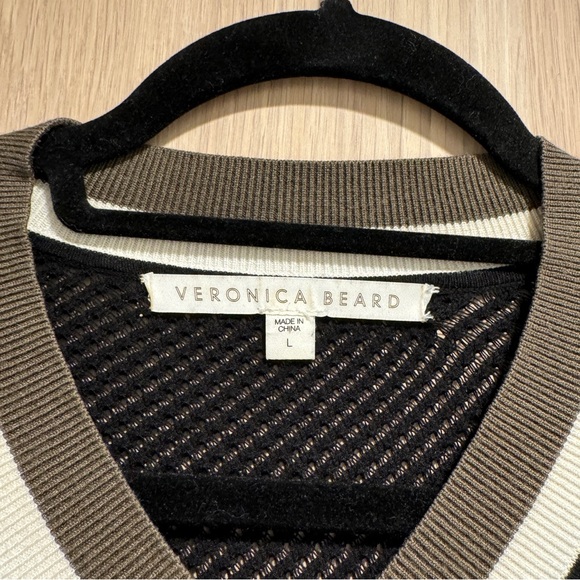 Veronica Beard Mixed Media Knit Sweater - L - Picture 4 of 10